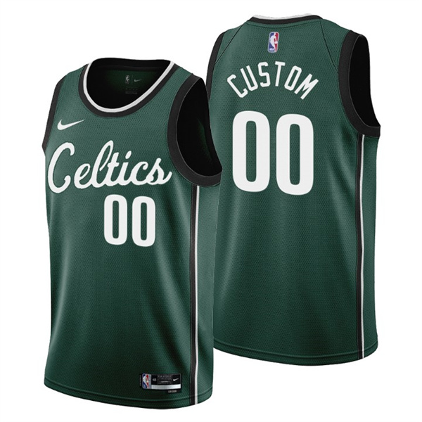 Men's Boston Celtics Active Player Custom 2022/23 Green City Edition Stitched Basketball Jersey Men's Boston Celtics Active Player Custom 2022/23 Green City Edition Stitched Basketball Jersey